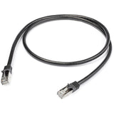 StarTech.com N6SPAT1MBK netværkskabel Sort 1 m Cat6 SF/UTP (S-FTP)
