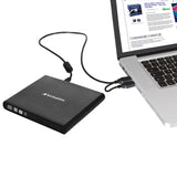 Verbatim Slimline CD/DVD optisk diskdrev DVD-RW Sort