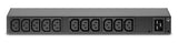 APC AP6020A strømforsyningsenhed (PDU) 13 AC stikkontakt(er) 0U/1U Sort