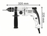 Bosch 0 601 1B2 002 bor 500 rpm Nøglefri 2,4 kg Sort, Blå