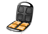 Unold 48480 sandwichtoaster 1100 W Rustfrit stål, Hvid