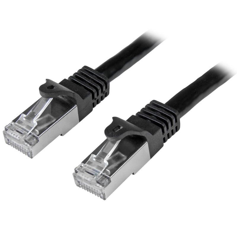 StarTech.com N6SPAT3MBK netværkskabel Sort 3 m Cat6 SF/UTP (S-FTP)
