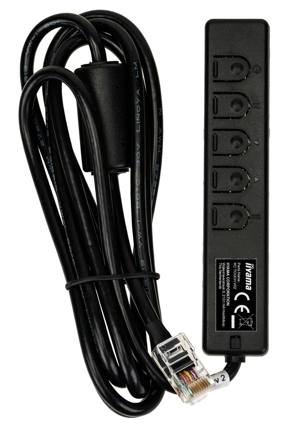 iiyama RC TOUCHV01 fjernbetjening Ledningsført Monitor Tryk på knapper