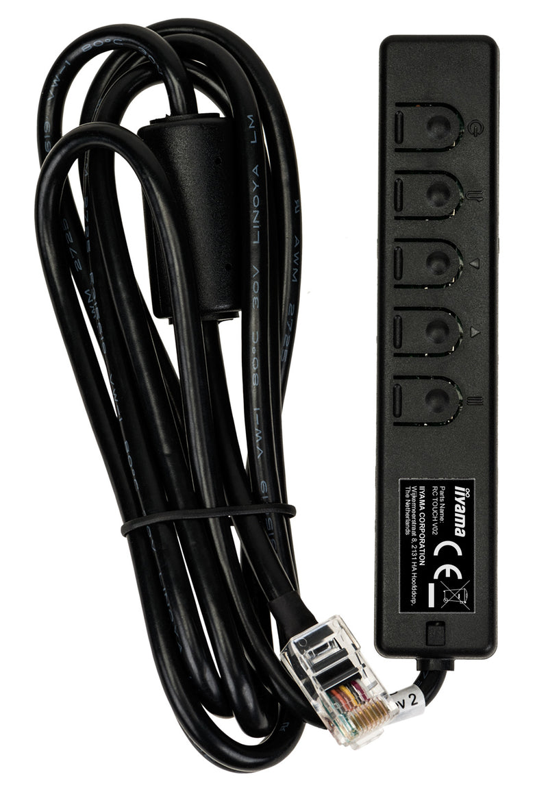 iiyama RC TOUCHV01 fjernbetjening Ledningsført Monitor Tryk på knapper