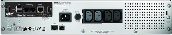 APC Smart-UPS 750VA UPS-enhed Interaktivt indgangsstik 0,75 kVA 500 W 4 AC stikkontakt(er)