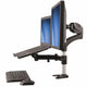StarTech.com ARMUNONB skærmbeslag og -stativer 68,6 cm (27") Skrivebord Aluminium, Sort