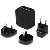 StarTech.com USB4PACBK oplader til mobil enhed Universel Sort Vekselstrøm Indendørs