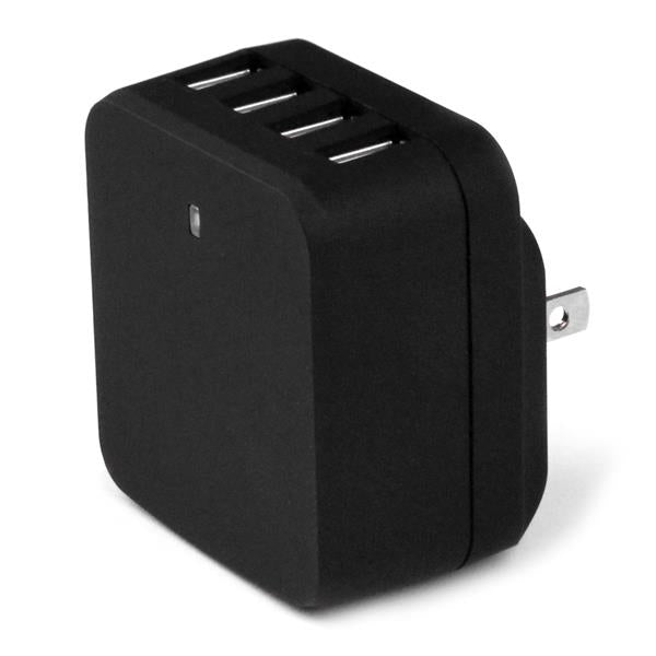 StarTech.com USB4PACBK oplader til mobil enhed Universel Sort Vekselstrøm Indendørs
