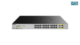 D-Link DGS-1026MP netværksswitch Ikke administreret Gigabit Ethernet (10/100/1000) Strøm over Ethernet (PoE) Sort, Grå