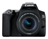 Canon EOS 250D+EF-S 18-55mm SLR kamerasæt 24,1 MP CMOS 6000 x 4000 pixel Sort