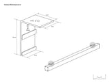 Multibrackets 0366 projektorlærred 2,18 m (86") 4:3