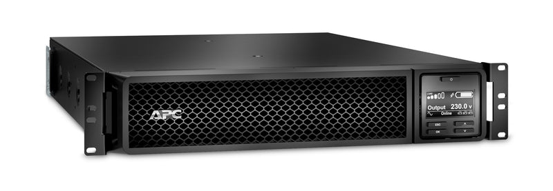APC SRT2200RMXLI-NC UPS-enhed Dobbeltkonvertering (online) 2,2 kVA 1980 W 12 AC stikkontakt(er)