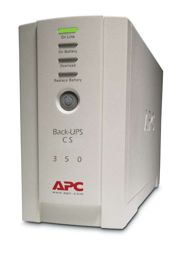 APC Back-UPS UPS-enhed Standby (offline) 0,35 kVA 210 W 4 AC stikkontakt(er)