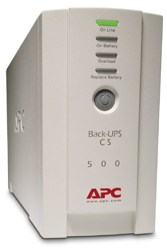 APC Back-UPS UPS-enhed Standby (offline) 0,5 kVA 300 W 4 AC stikkontakt(er)