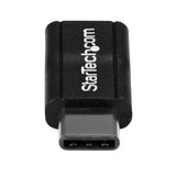StarTech.com USB2CUBADP kabel kønsskifter USB 2.0 Type-C USB 2.0 Micro-B Sort