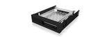 ICY BOX IB-2217StS 8,89 cm (3.5") Opbevaring drev bakke Sort