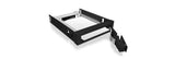 ICY BOX IB-2217StS 8,89 cm (3.5") Opbevaring drev bakke Sort