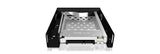 ICY BOX IB-2217StS 8,89 cm (3.5") Opbevaring drev bakke Sort