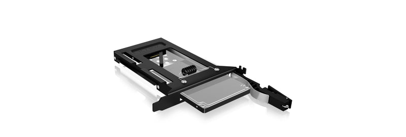 ICY BOX IB-2207StS 8,89 cm (3.5") Opbevaring drev bakke Sort