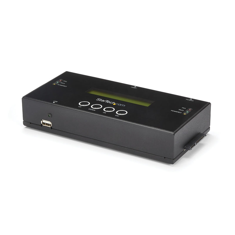 StarTech.com SATSASDUPE11 kopienhed til digital medie HDD duplikator Sort 2 Kopier