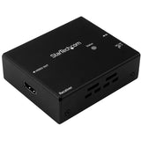 StarTech.com STDHVHDBT AV forlænger AV sender & modtager Sort