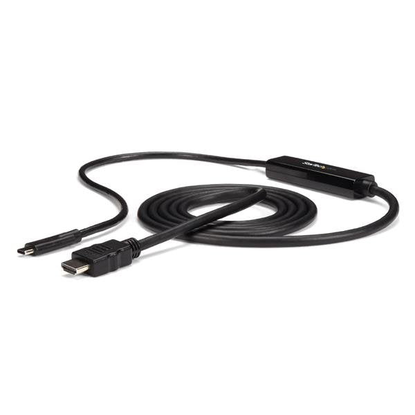 StarTech.com CDP2HDMM1MB videokabel adapter 1 m USB Type-C HDMI Sort