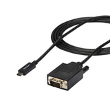 StarTech.com CDP2VGAMM2MB videokabel adapter 2 m USB Type-C VGA (D-Sub) Sort