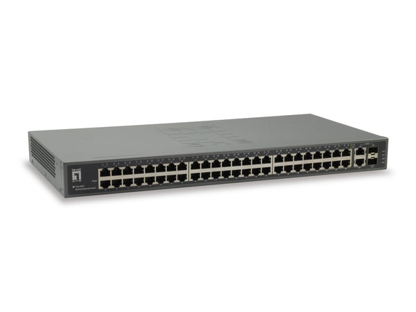 LevelOne FGU-5021 netværksswitch Fast Ethernet (10/100) Grå