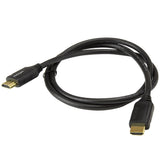 StarTech.com HDMM1MP HDMI-kabel 1 m HDMI Type A (Standard) Sort