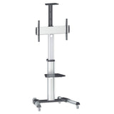 Manhattan 461245 skærmbeslag og -stativer 177,8 cm (70") Gulv Sort, Sølv
