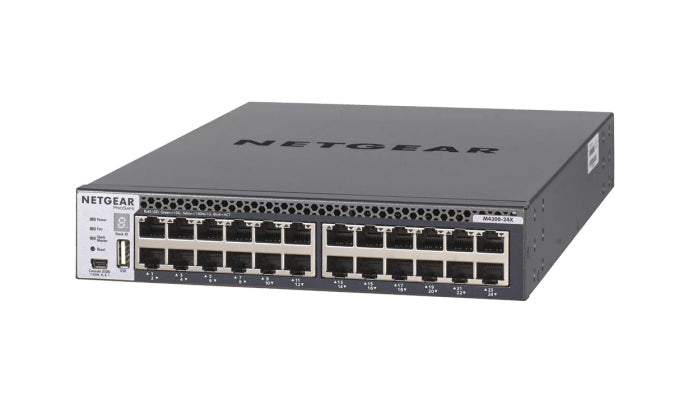 NETGEAR M4300-24X Administreret L3 10G Ethernet (100/1000/10000) 1U Sort
