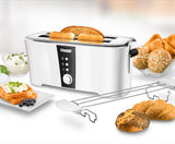 Unold Design Dual 4 skive(r) 1350 W Sort, Hvid