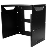 StarTech.com WALLSHELF8U stativ 8U Vægmonteret stativ Sort