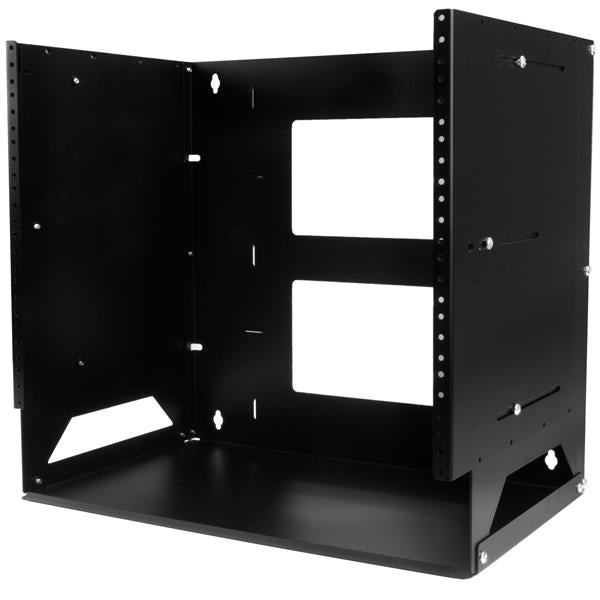 StarTech.com WALLSHELF8U stativ 8U Vægmonteret stativ Sort