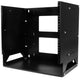 StarTech.com WALLSHELF8U stativ 8U Vægmonteret stativ Sort