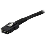 StarTech.com SAS87431M Serial Attached SCSI (SAS)-kabel 1 m Sort