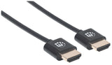 Manhattan 394406 HDMI-kabel 0,5 m HDMI Type A (Standard) Sort