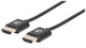 Manhattan 394406 HDMI-kabel 0,5 m HDMI Type A (Standard) Sort