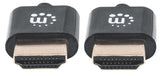 Manhattan 394406 HDMI-kabel 0,5 m HDMI Type A (Standard) Sort