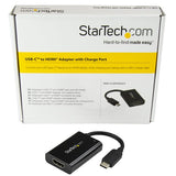 StarTech.com CDP2HDUCP USB grafisk adapter 3840 x 2160 pixel Sort