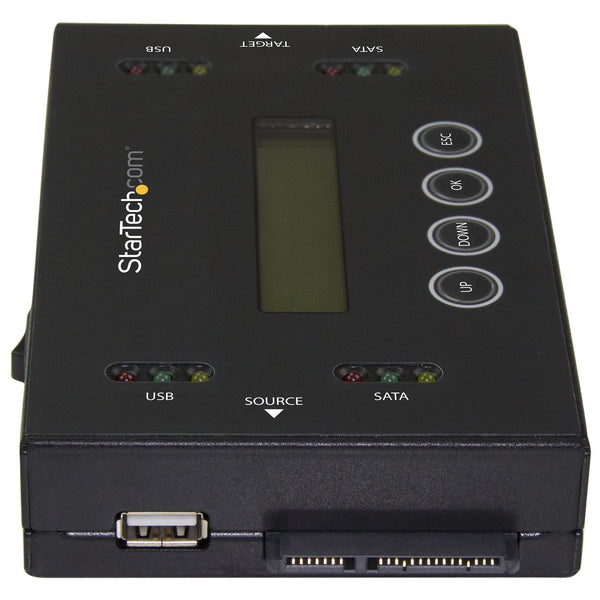StarTech.com SU2DUPERA11 kopienhed til digital medie HDD duplikator Sort 2 Kopier