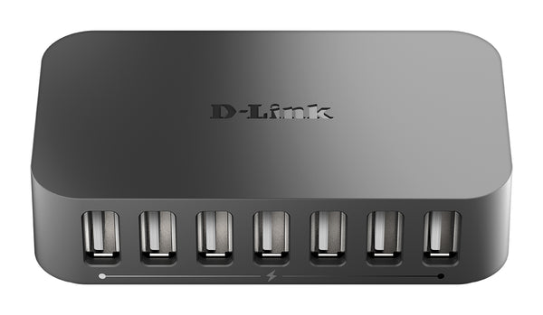 D-Link DUB-H7 USB 2.0 Type-B 480 Mbit/s Sort