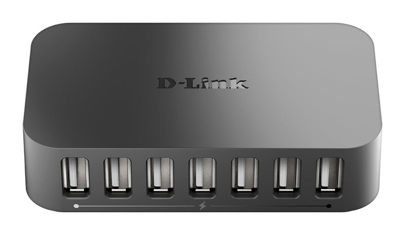 D-Link DUB-H7 USB 2.0 Type-B 480 Mbit/s Sort