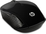 HP Wireless Mouse 200 mus Kontor Ambidextrous RF trådløst Optisk 1000 dpi