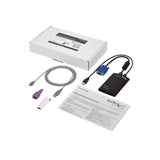 StarTech.com NOTECONS01 KVM-kabel Sort