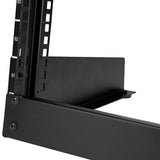 StarTech.com RK8OD stativ 8U Fritstående reol Sort