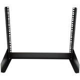 StarTech.com RK8OD stativ 8U Fritstående reol Sort
