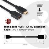 CLUB3D CAC-1320 HDMI-kabel HDMI Type A (Standard) Sort