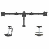 StarTech.com ARMTRIO skærmbeslag og -stativer 61 cm (24") Skrivebord Sort