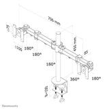 Neomounts FPMA-D960D skærmbeslag og -stativer 68,6 cm (27") Skrivebord Sort